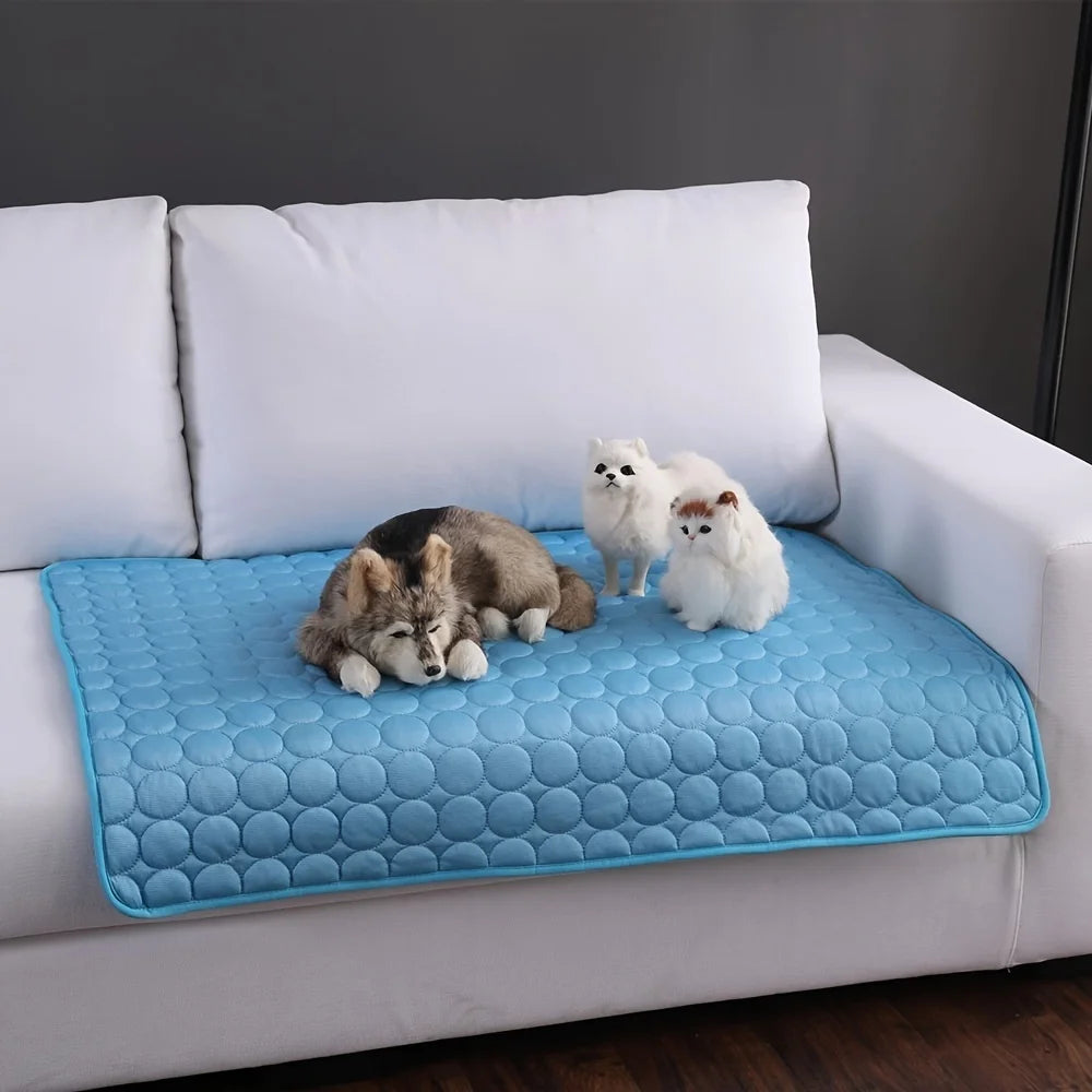 Dog Cooling Mat Summer Pet Cold Bed Extra Large For Small Big Dogs Pet Accessories Cat Durable Blanket Sofa Cat Ice Pad Blanket - PCTXING Pet Toys