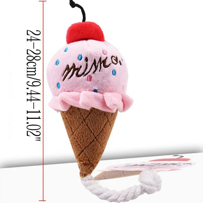 Dog Toys for Small Dogs  Fleece Bone Chew Toys Puppy Plush Toys Squeaky Pet Cat Dog ProductsFrench Bulldog Chihuahua Accessories