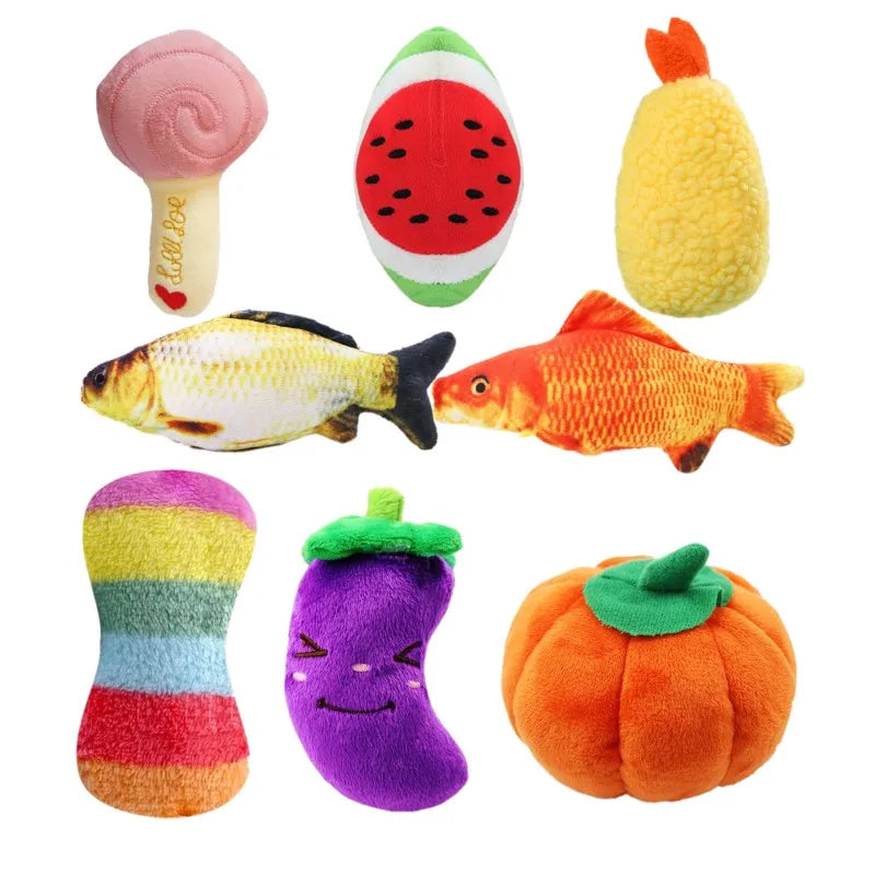 Dog Toys for Small Dogs  Fleece Bone Chew Toys Puppy Plush Toys Squeaky Pet Cat Dog ProductsFrench Bulldog Chihuahua Accessories
