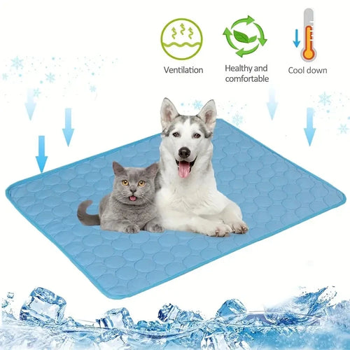 Dog Cooling Mat Summer Pet Cold Bed Extra Large For Small Big Dogs Pet Accessories Cat Durable Blanket Sofa Cat Ice Pad Blanket - PCTXING Pet Toys