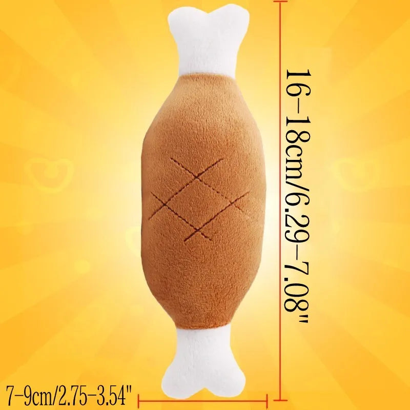 Dog Toys for Small Dogs  Fleece Bone Chew Toys Puppy Plush Toys Squeaky Pet Cat Dog ProductsFrench Bulldog Chihuahua Accessories